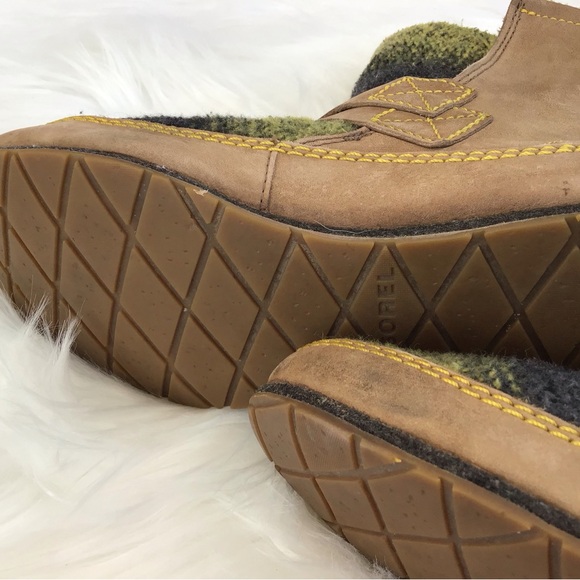 Sorel Yaquina Blanket Boots Wool Leather Strap Ankle Boho Outdoor Size 8 - Picture 4 of 7